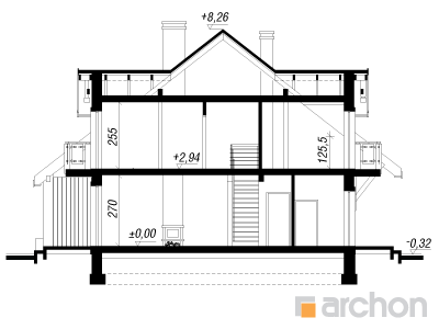 Maja alpikannides 3(S) lõige