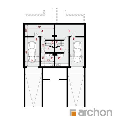  Maja alpikannides 4 (P) 0. korruse plaan