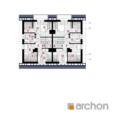  Maja alpikannides 4 (P) 2. korruse plaan