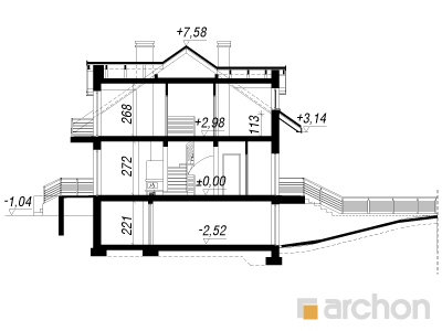 Maja alpikannides 4 (P) lõige
