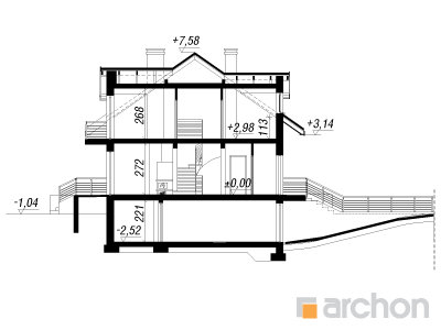 Maja alpikannides 4 (PS) lõige