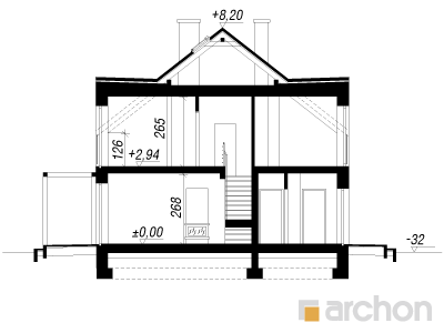 Maja alpikannides 5 (B) lõige
