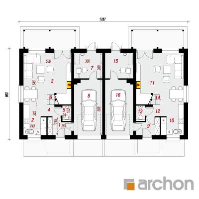  Maja alpikannides 5 1. korruse plaan