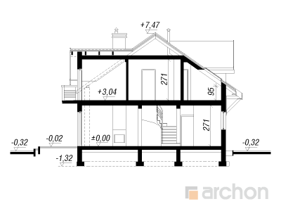 Maja alpikannides lõige