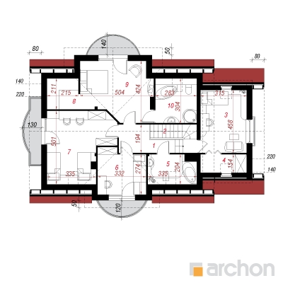  Maja tsinniates 2 2. korruse plaan