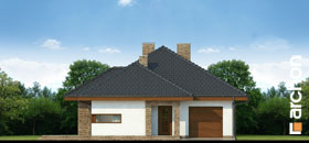 Maja küpressides vaade