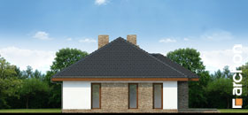 Maja küpressides vaade