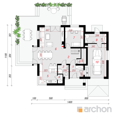  Maja mustköömnetes 2 1. korruse plaan
