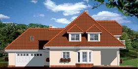 Maja toomingates vaade