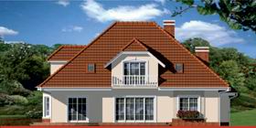 Maja toomingates vaade