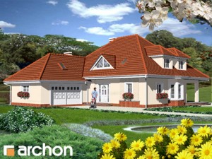 Maja toomingates eestvaade