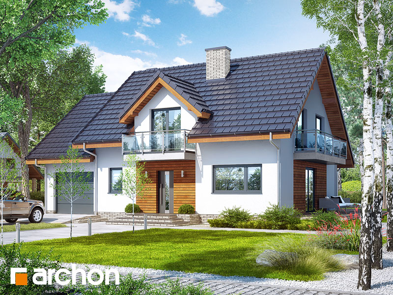 Maja punapõõsastes