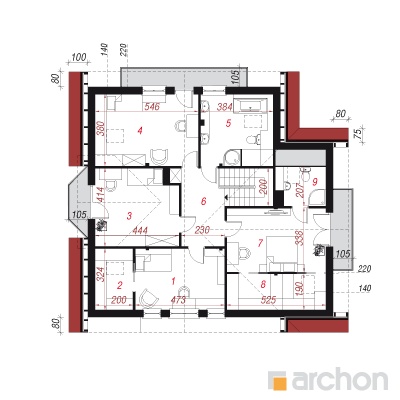  Maja tammesalus 2 (G2) 2. korruse plaan