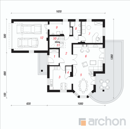  Maja ebatsuugas 1. korruse plaan