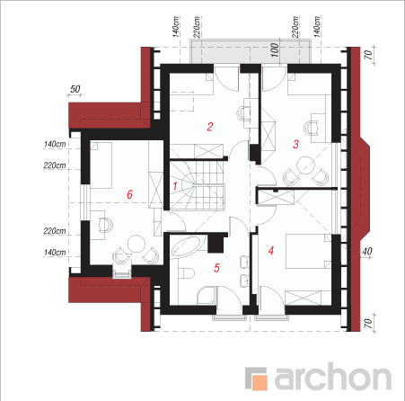 Maja daaliates 3 2. korruse plaan