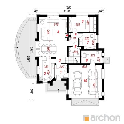  Maja ogaõuntes 1. korruse plaan