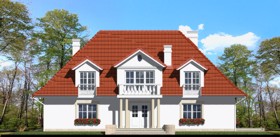 Maja tammepuudes 2 vaade