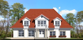 Maja tammepuudes 2 vaade