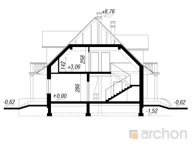 Maja tammepuudes 2 lõige