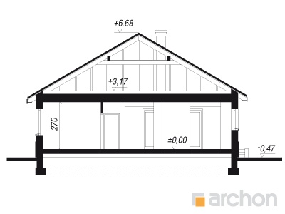 Maja kontpuudes lõige