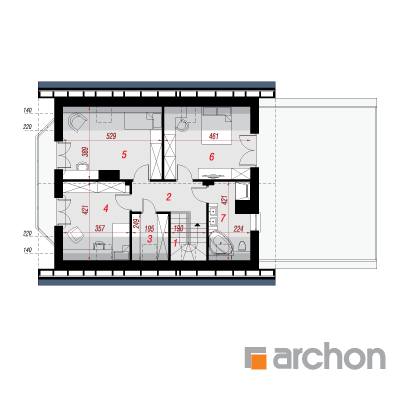  Maja vägiheinas 2 (G2) 2. korruse plaan