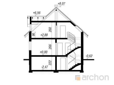 Maja vägiheinas 2 (P) lõige