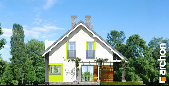 Maja kuljuslilledes vaade