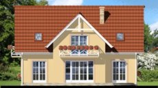 Maja kannikestes vaade