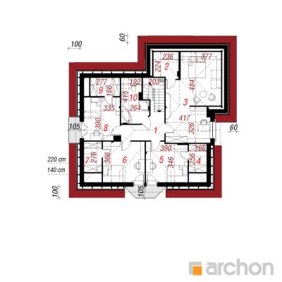  Maja tulinelgis G2 2. korruse plaan