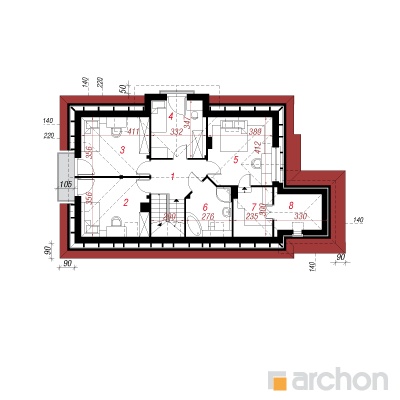  Maja fuksiates 4 2. korruse plaan