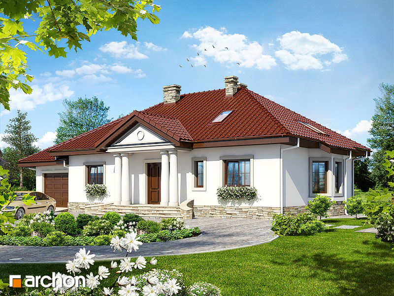 Maja kalevikeppides (PD) eestvaade