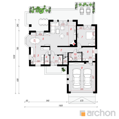  Maja jorjenites 1. korruse plaan