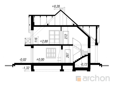 Maja gladioolides 2 lõige