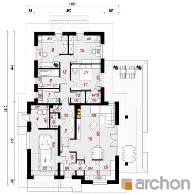 Maja sinningiates 2 1. korruse plaan