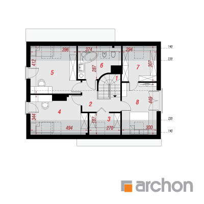  Maja klarkiates 2. korruse plaan