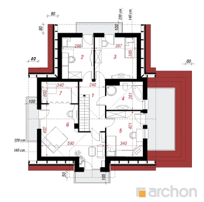  Maja mäekesel 5 2. korruse plaan