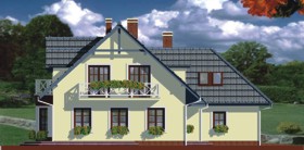 Maja valgepöökides vaade