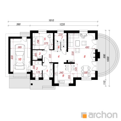  Maja hernestes 3 1. korruse plaan