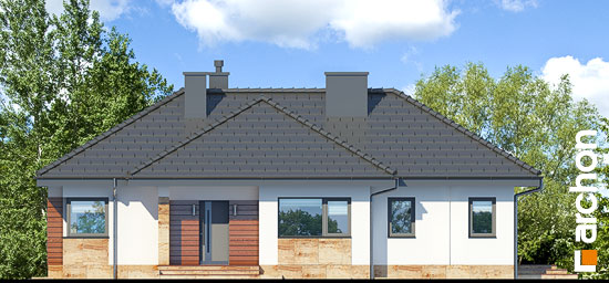 Maja pirnipuudes  (P) vaade