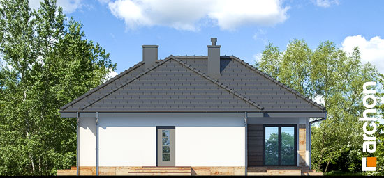 Maja pirnipuudes  (P) vaade