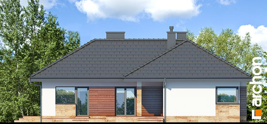 Maja pirnipuudes  (P) vaade