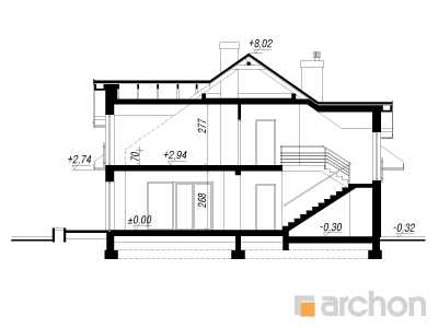 Maja puismailastes 2 lõige