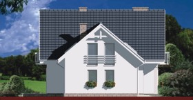 Maja hortensiates vaade