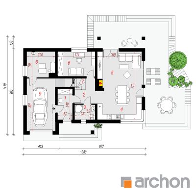  Maja Idared'ides 2 1. korruse plaan