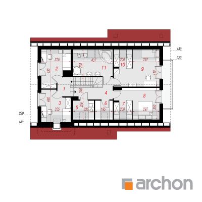  Maja Idared'ides 2 2. korruse plaan