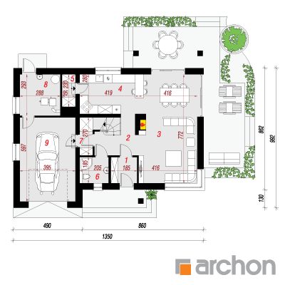  Maja Idared\'ides 5 1. korruse plaan