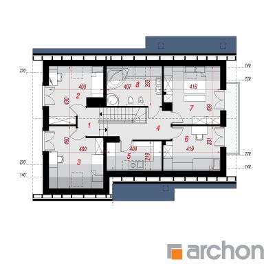  Maja Idared\'ides 5 2. korruse plaan