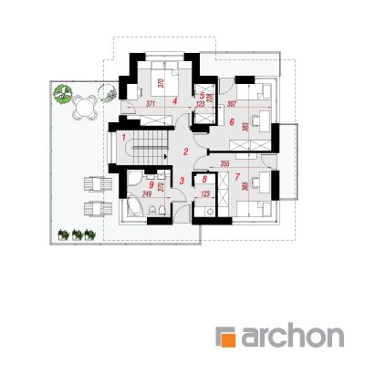  Villa Irma 2. korruse plaan