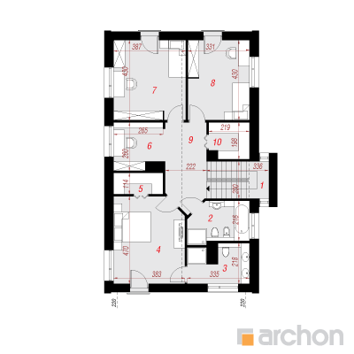  Maja remmelgates 2. korruse plaan