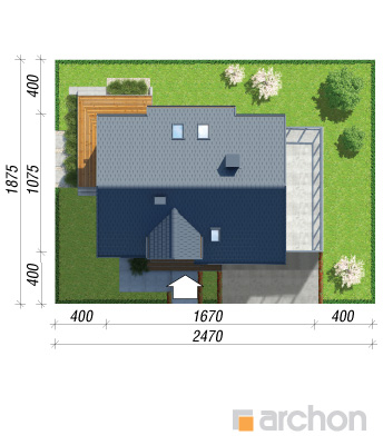Maja leetpõõsastes (G2)